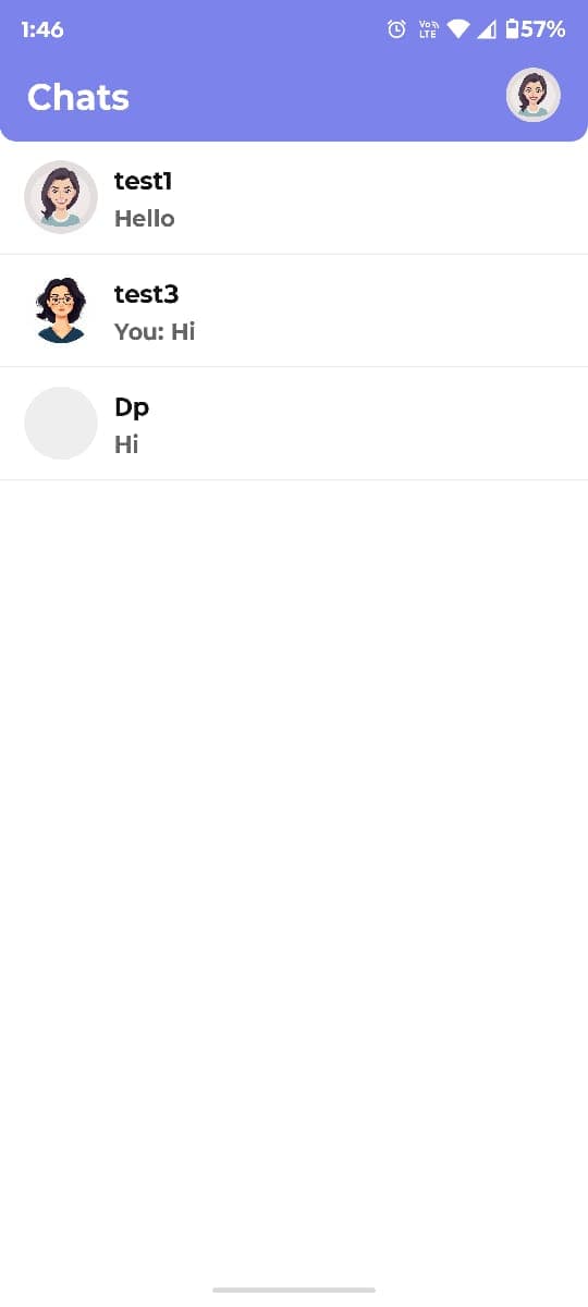 Another Chats Screen